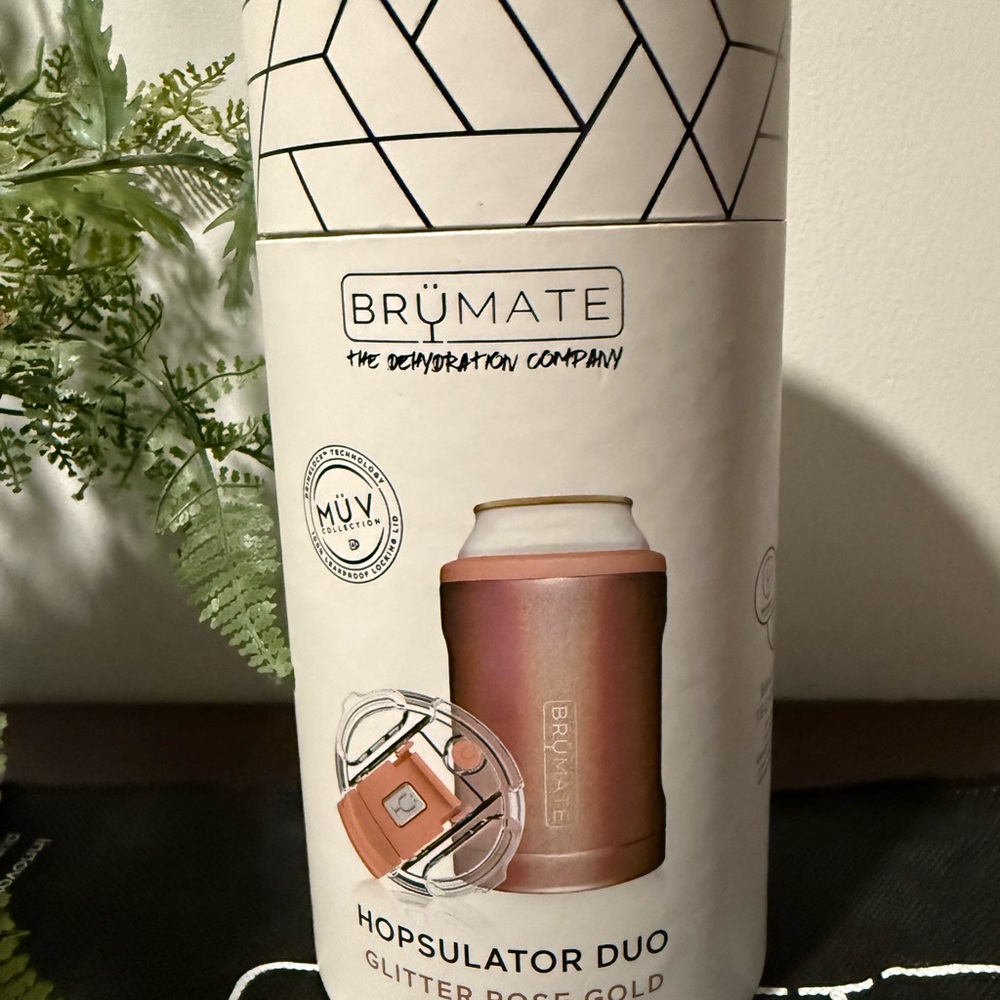 Brumate Glitter Rose Gold Duo